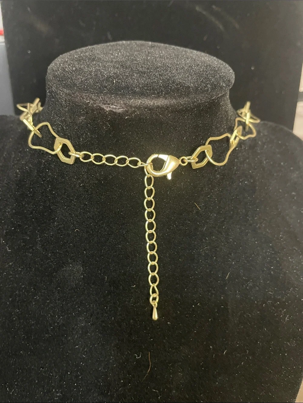 Multi-Strand Gold and Cream Beaded Necklace